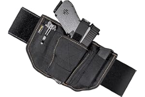 VNSH Belly Band Holster – Comfortable, Secure & Discreet | Concealed Carry Fit for 99% of Handguns with Built-in Mag Pouches