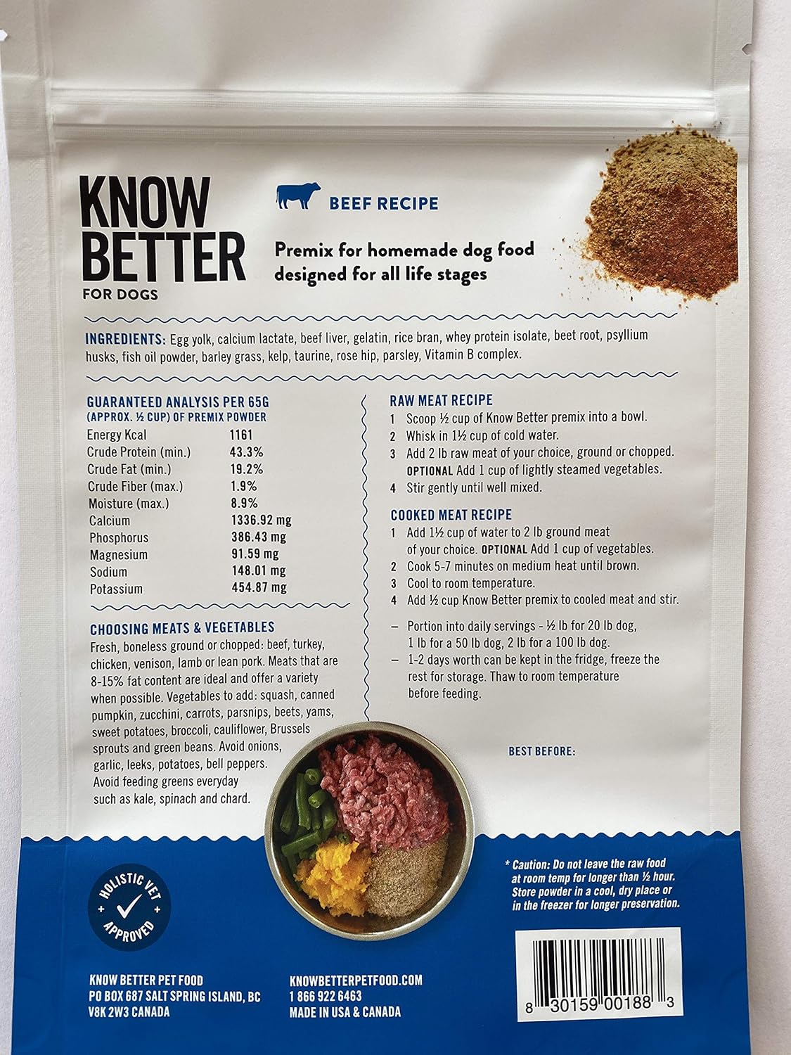 better in the raw for dogs