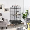 Image showcasing Yaheetech Extra Large Bird Cage 63'' Open Play Top Bird Cage for ...