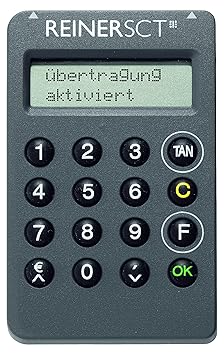 ReinerSCT Tanjack SR optic chipTAN/SmartTAN Tangenerator, Schwarz/Grau