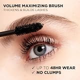 L'Oreal Paris Voluminous Waterproof Mascara Black 0.28 Fl Oz Full Lash Volume view 4