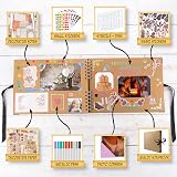 Bstorify Large Scrapbook Photo Album 80 Pages 28 x 20 cm with 174 Accessories view 6