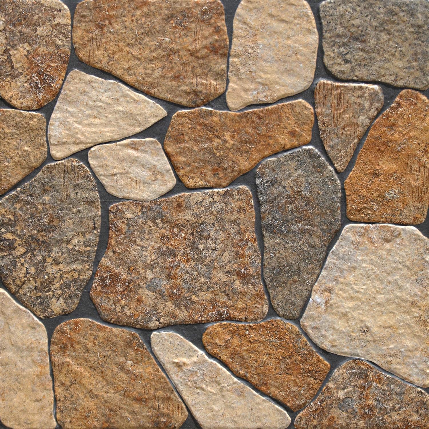 Johnson Endura Parx Rust Plus Glazed Vitrified Tile, EDC Wall