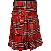 Tartan Utility Kilts for Men 8 Yard 13oz Kilt Available in Various Scottish Tartans