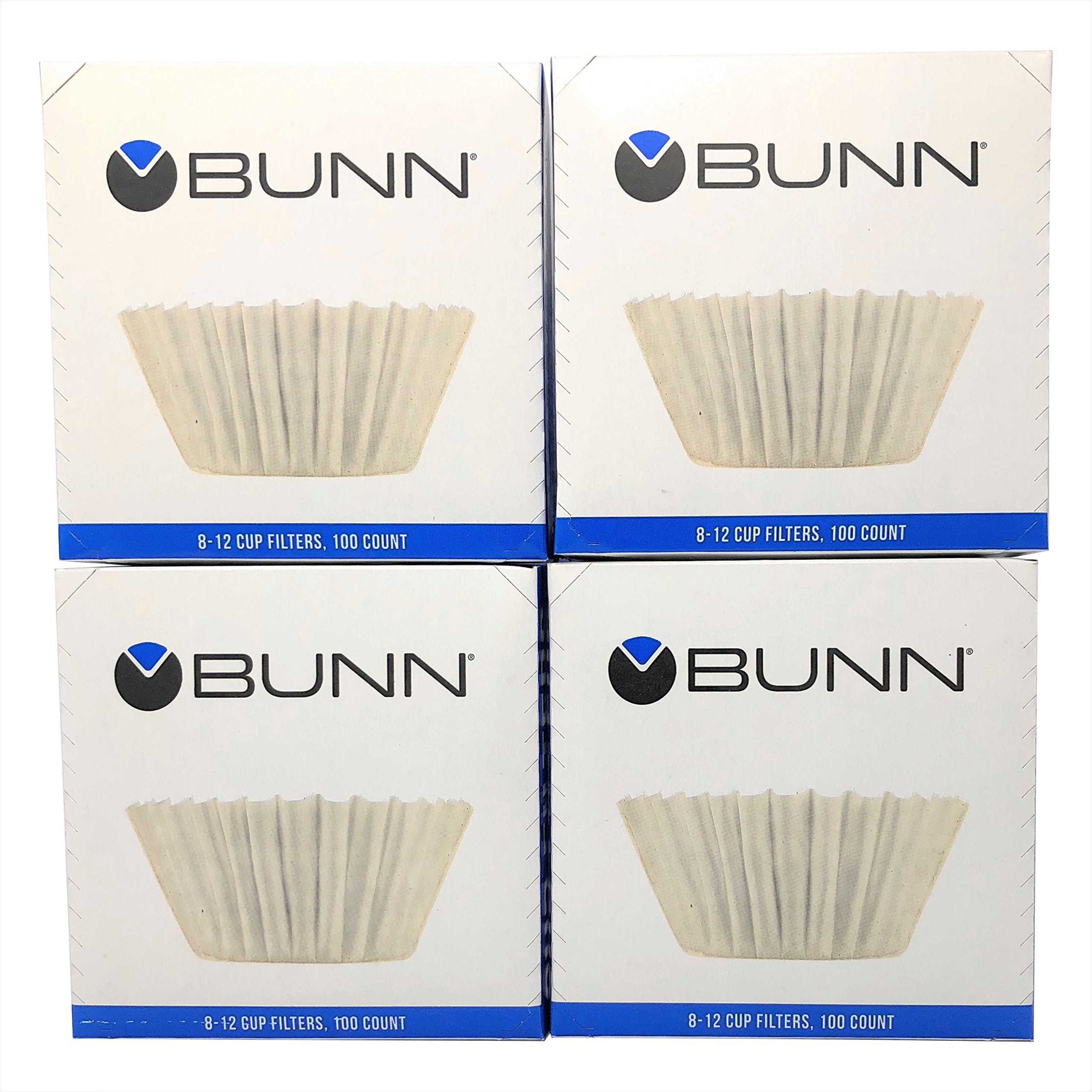 BUNN BCF100-B 100-Count Basket Filter (Pack Of 4),White