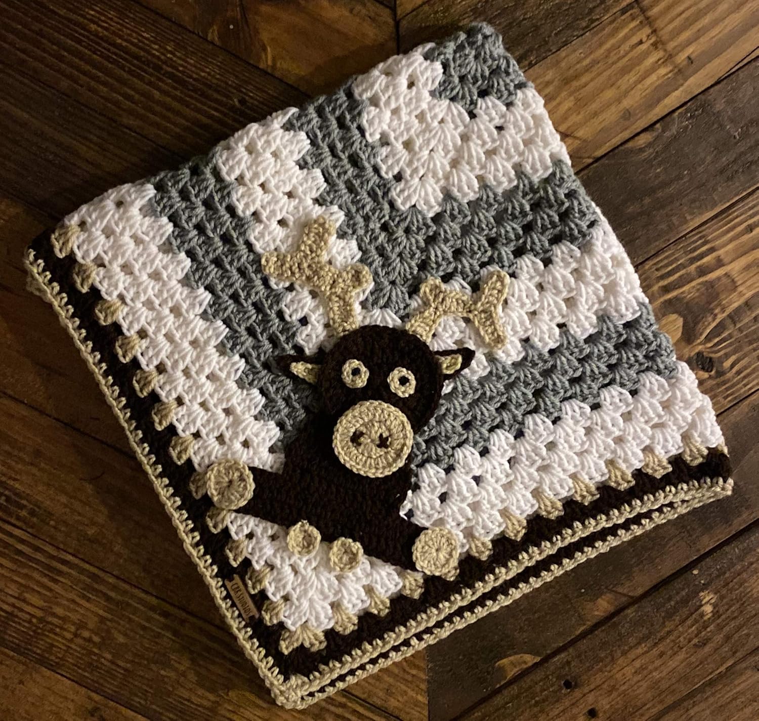Amazoncom Moose Baby Blanket Handmade