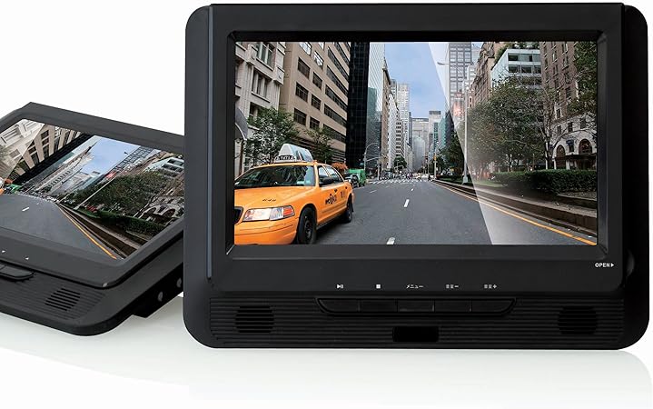 Amazon ツインモニター 9インチ ポータブルdvdプレーヤー Rv 905pdvd2 ポータブルdvdプレーヤー 通販