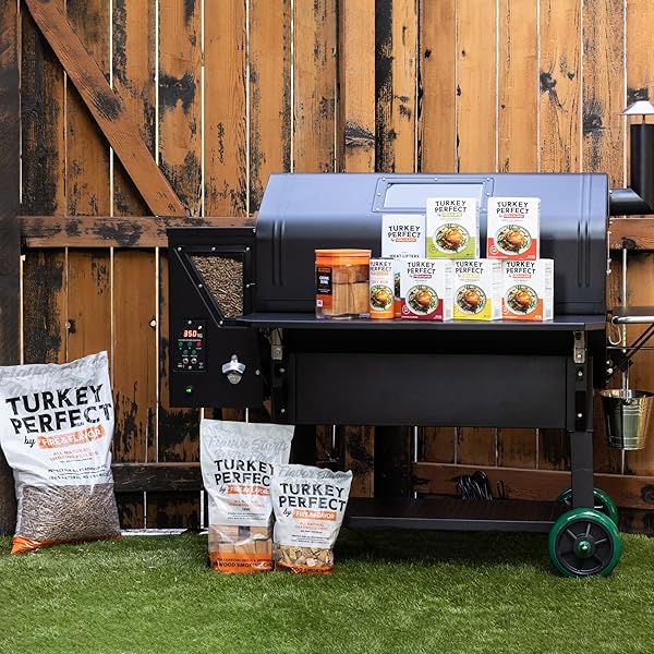 FIRE & FLAVOR SWEET HEAT TURKEY BRINE KIT – SEASONINGS FOR ROASTING, GRILLING, SMOKING, AND FRYING TURKEYS – INCLUDES BRINING BAG