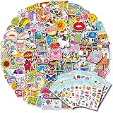 LIFEBE 400 PCS Mixed Stickers Pack, Waterproof and Reusable Vinyl Sticker, Cute Stickers for Water Bottles, Skateboard Flask 