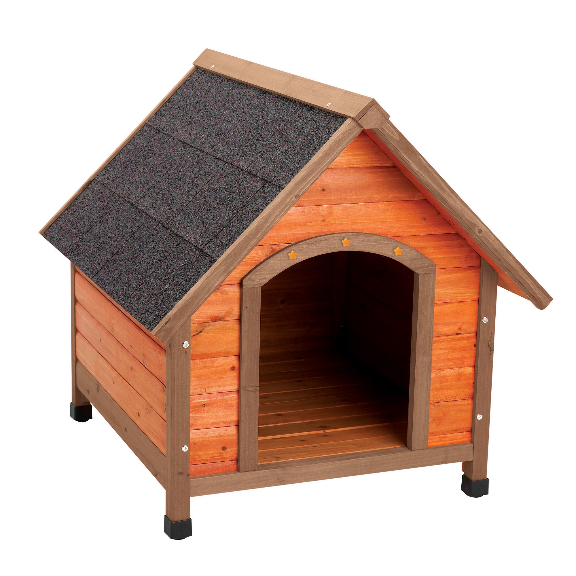 Ware Manufacturing Premium Plus A-Frame Fir Wood Dog House - Medium