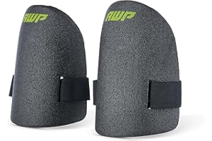 AWP Ultralight Knee Pad | Custom Molded Foam Work Knee Pads for Hardwood, Laminate, Tile, Landscaping, Gardening & More | One Size