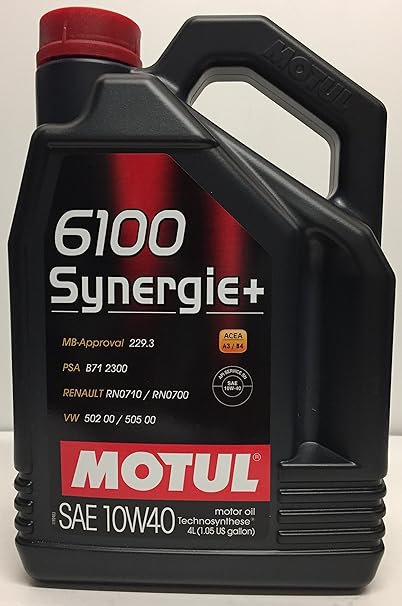 MOTUL 101491/74 Motor Schmieröl 6100 SYNERGIE+ 10W40 4L