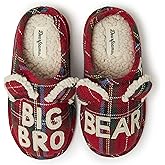 Dearfoams Matching Family Toddler Lil Bear and Baby Bear Retired Colors Slipper