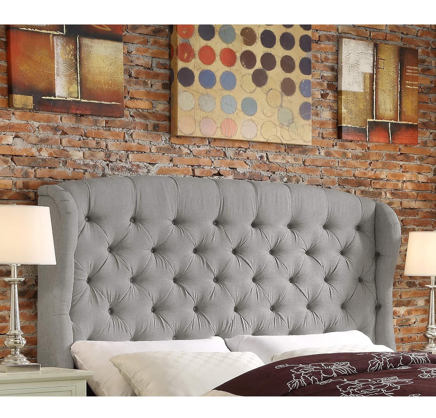Best Upholstered Queen Headboard Wingback