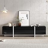 Quarte Rectangle TV Stand for TV Up to 80",Unique