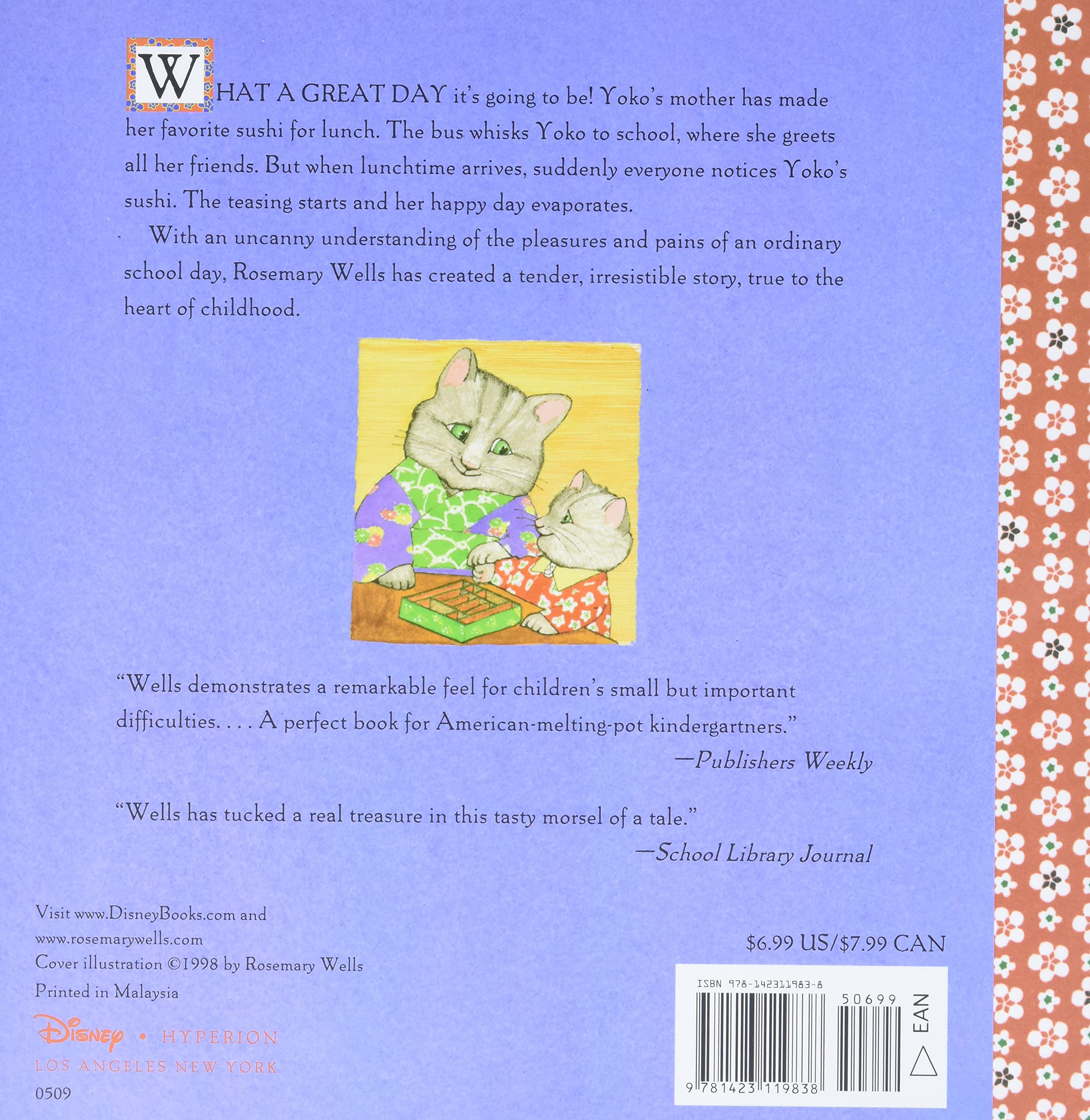 Yoko A Yoko Book 1 Wells Rosemary Wells Rosemary Amazon Com Books