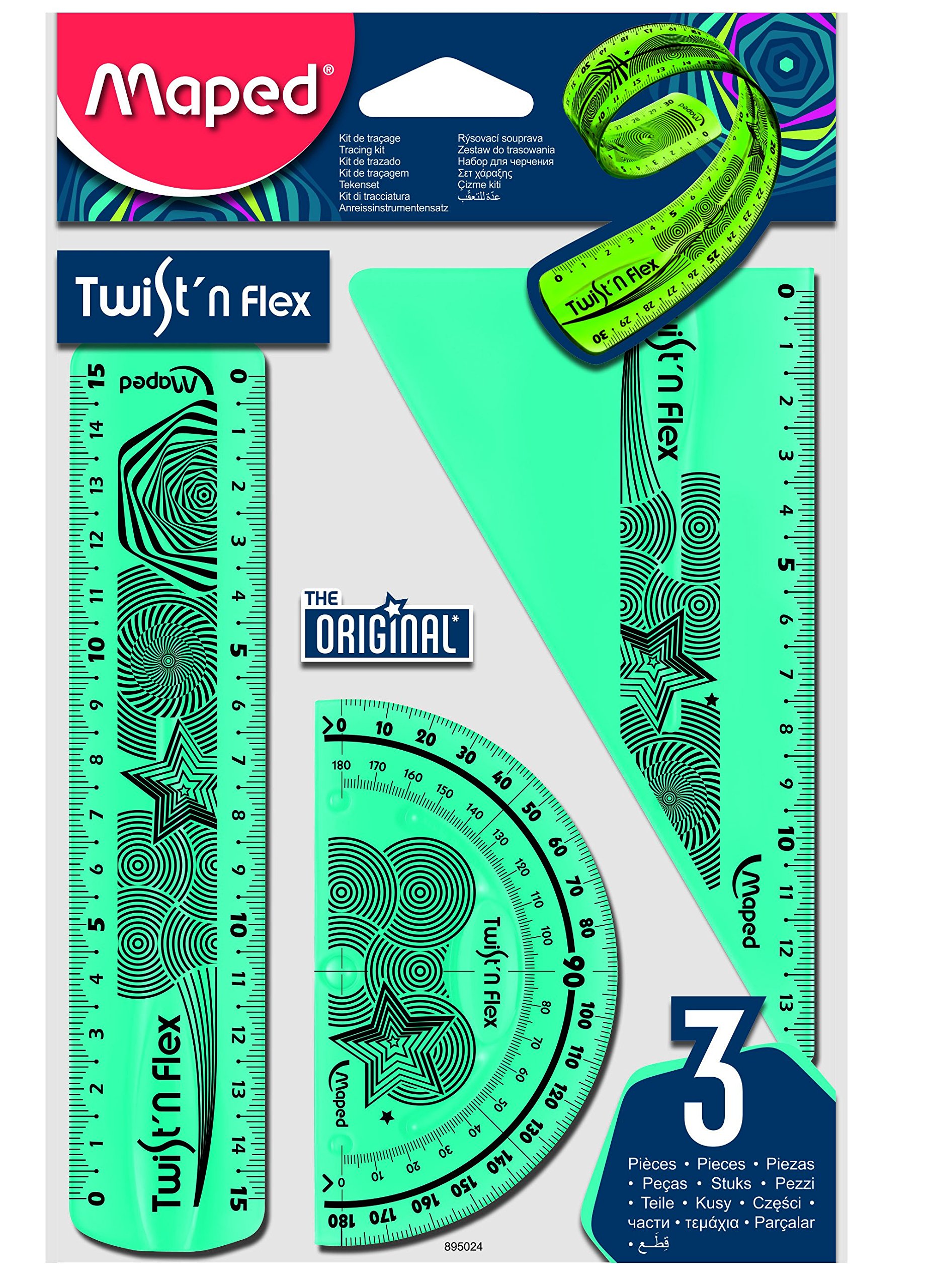 Maped 895024 "Twist N Flex" Kit (Pack of 10)