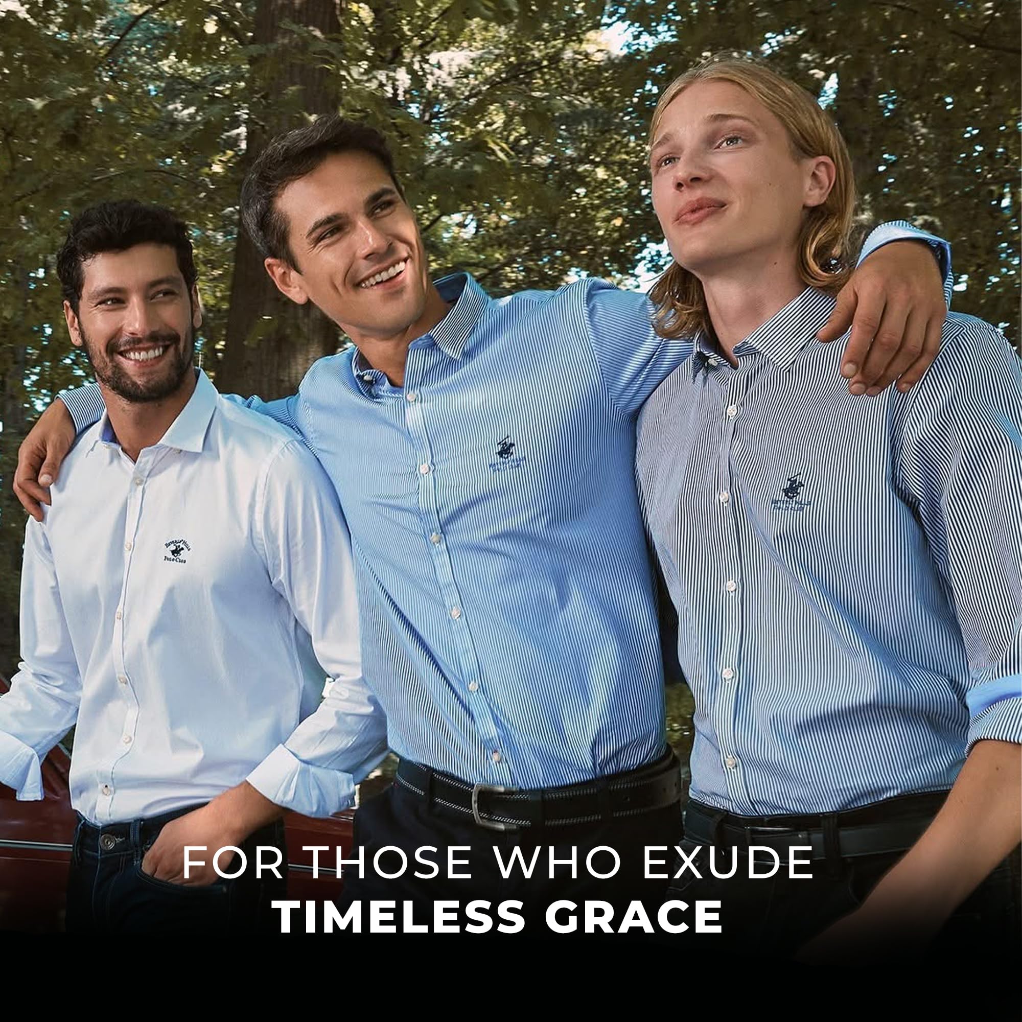 Beverly Hills Polo Club BHPC Cologne 5 Piece Gift Set for Men | Eau de Toillete, Deodorant, Shower Gel, Body Wash, Body Spray Fragrances (Blue)