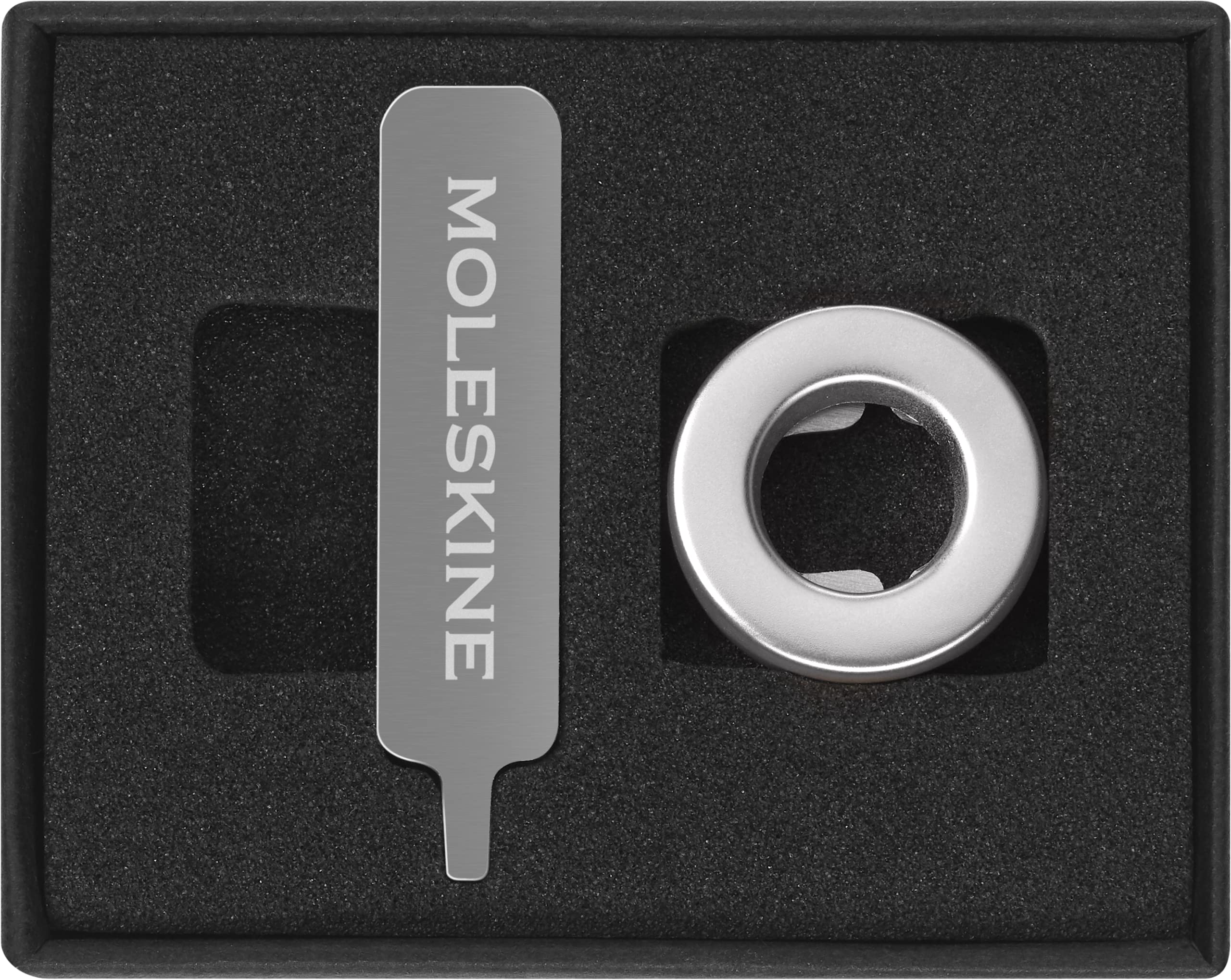 Moleskine Pin for Notebook or Planner Letter O, Letter Pin, Customize The Elastic Closure, Special Customized Gift, Colour Silver