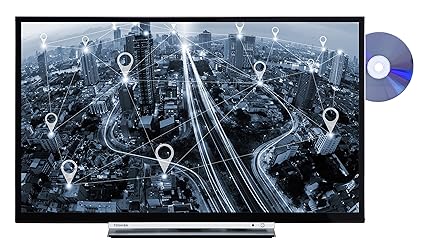 Toshiba 32D3763DA 81 cm (32 Zoll) Fernseher (HD ready, Triple Tuner, Smart TV, DVD Player)