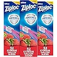 Ziploc Slider Storage Bags with New Power Shield Technology, Gallon, 32 Count, Pack of 3 (96 Total Bags)