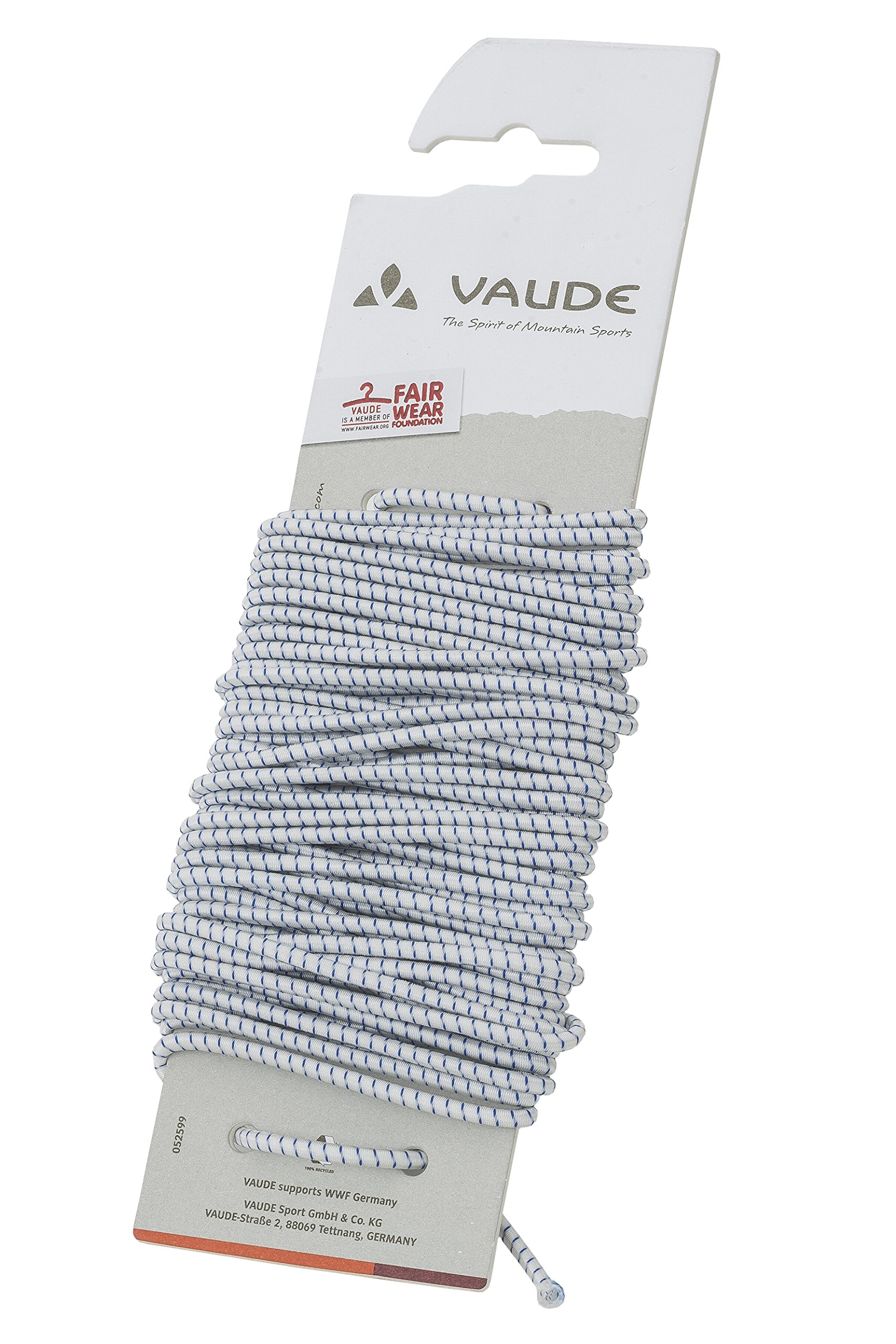 Vaude Shock Cord 10m Replacement Part Blue/Offwhite