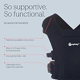 Ergobaby Embrace Baby Carrier for Newborns Pure Black Ergonomic M Position view 5