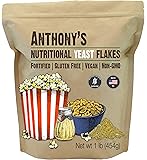 Anthony's Premium Nutritional Yeast Flakes, 1 lb, Fortified, Gluten Free, Non GMO, Vegan