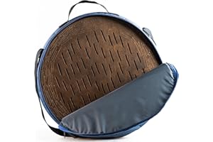 NAZAR DRUMS Rain Disk "Water-Fall" 16 inch | Sound Healing Instrument | Relaxing Water Sound | Ocean Drum | 60 Seconds Long Meditative Sound | With a Soft Protecting Bag