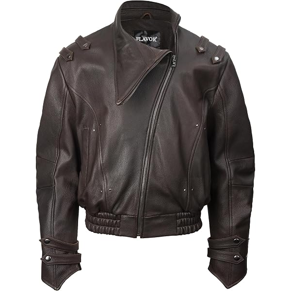 Mens Motorcycle Biker Hugh Logan Wolverine Jackman Genuine Leather