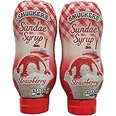 Smucker's Sundae Syrup Strawberry Flavored Syrup, 20-Ounce (Pack of 2)