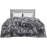 Bedsure Fuzzy Soft Blankets Queen Size for Bed – Fluffy and Shaggy Faux Fur Sherpa, Tie-dye Decorative Gift, Warm Thick Blank