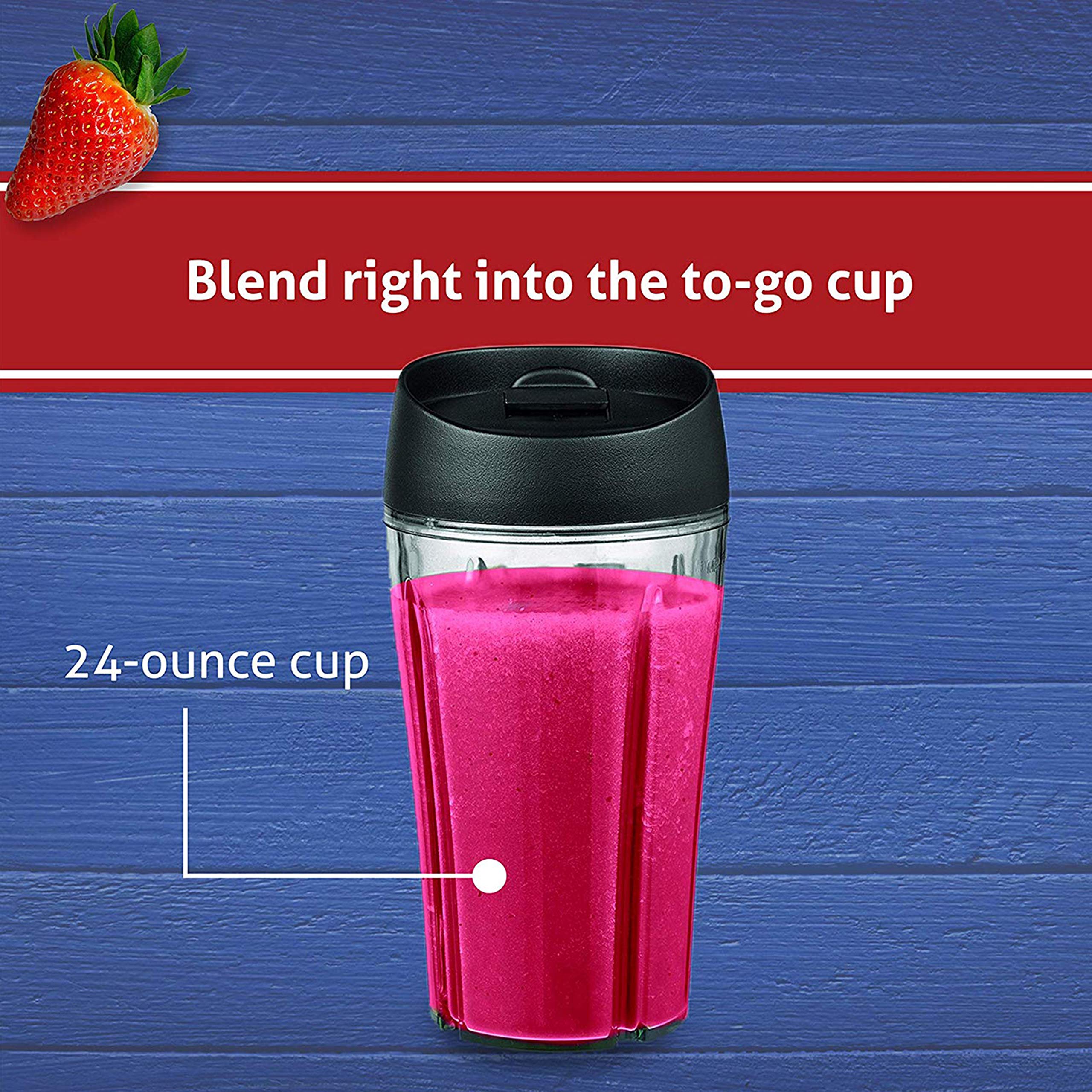 Oster Pro 1200 Smoothie Blender with Glass Jar & 24oz To-Go Cup, Countertop Kitchen Blender with 7 Speeds, 1200W Power, Brushed Nickel