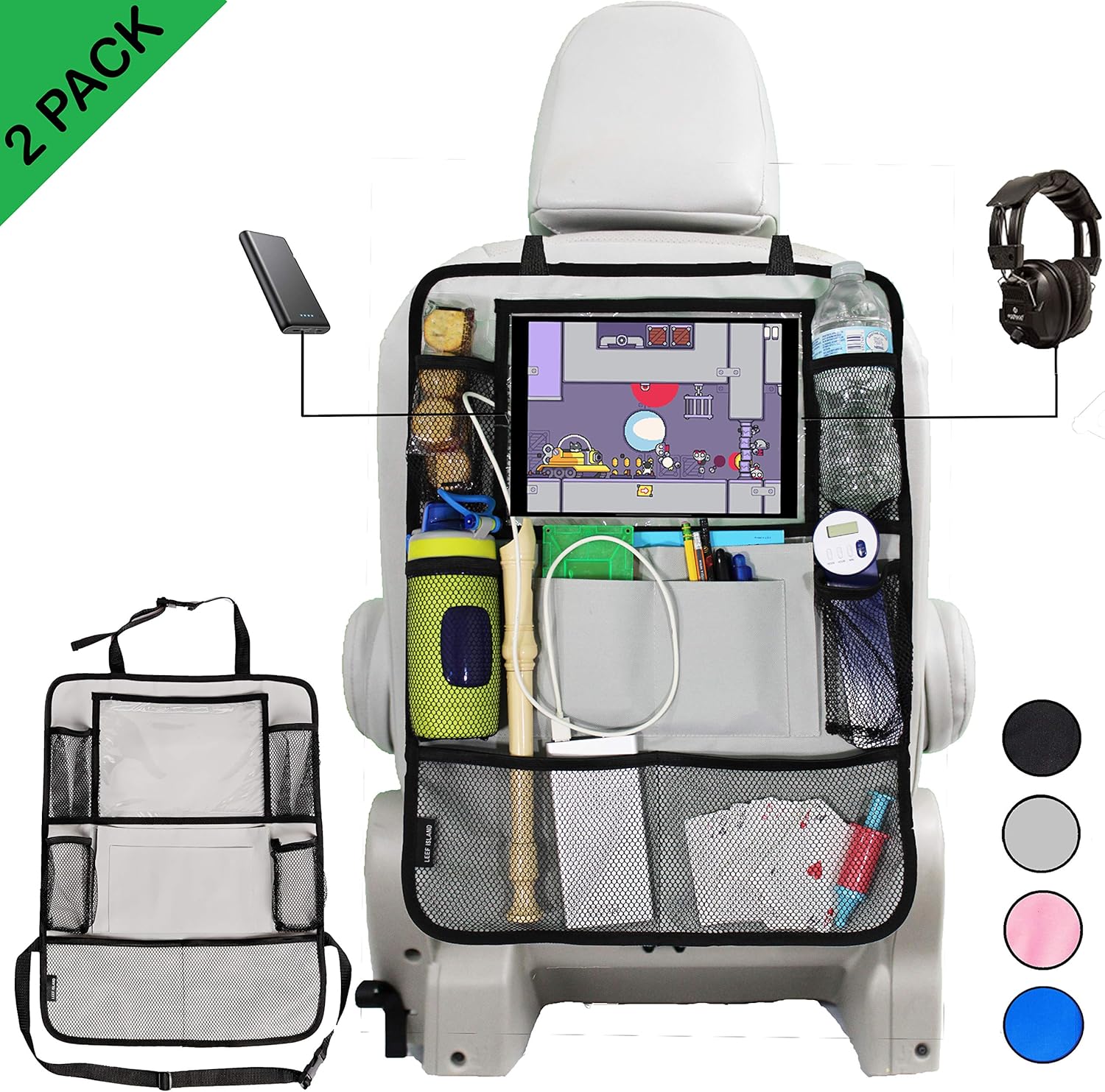 Best car seat organizer gray