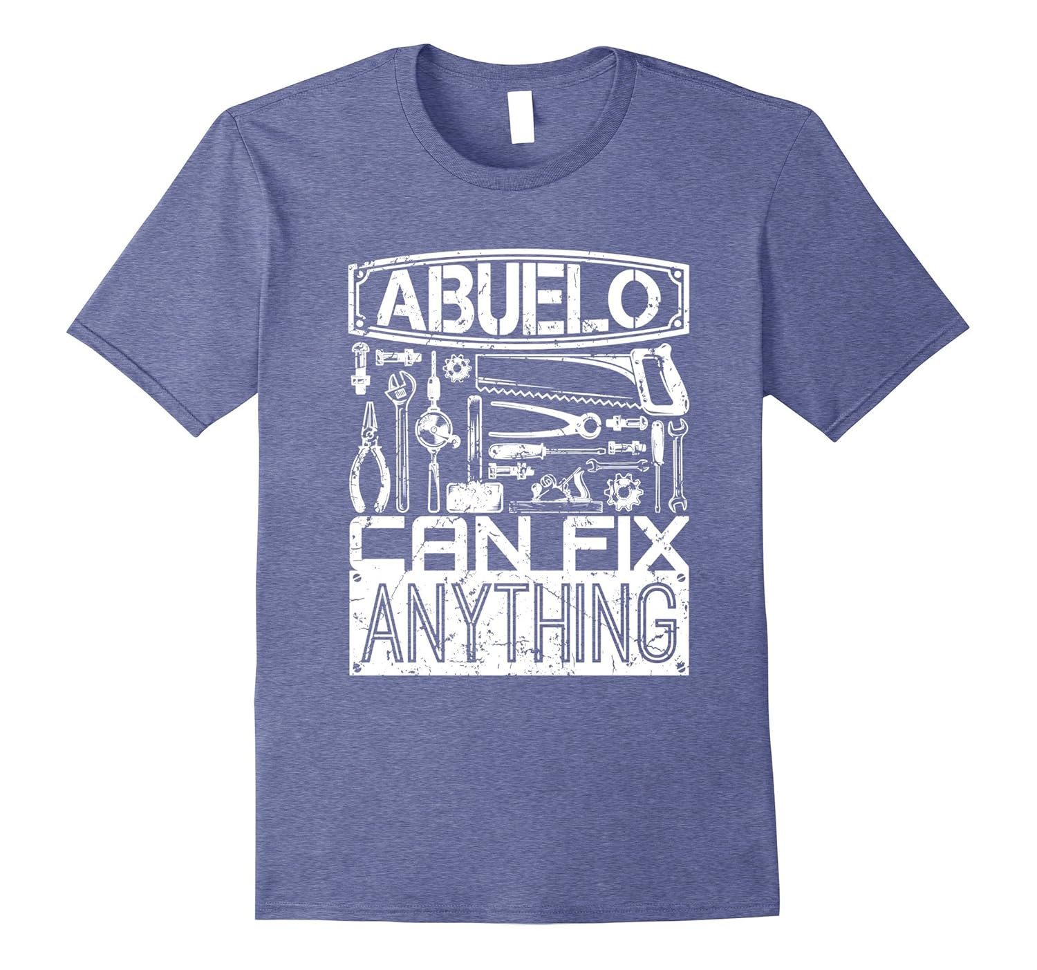 Abuelo Can Fix Anything Grandparent T-Shirt-anz