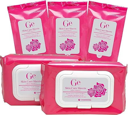 Amazon Charm Zone チャームゾーン Geスキンケアシート ローズの香り150枚入 人気韓国コスメ クレンジングもスキンケアもこれ1枚でok チャームゾーン Charm Zone クレンジングシート 通販