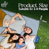 Pelle & Sol Picnic Blanket Waterproof 200x140 cm Foldable Beach Mat view 6