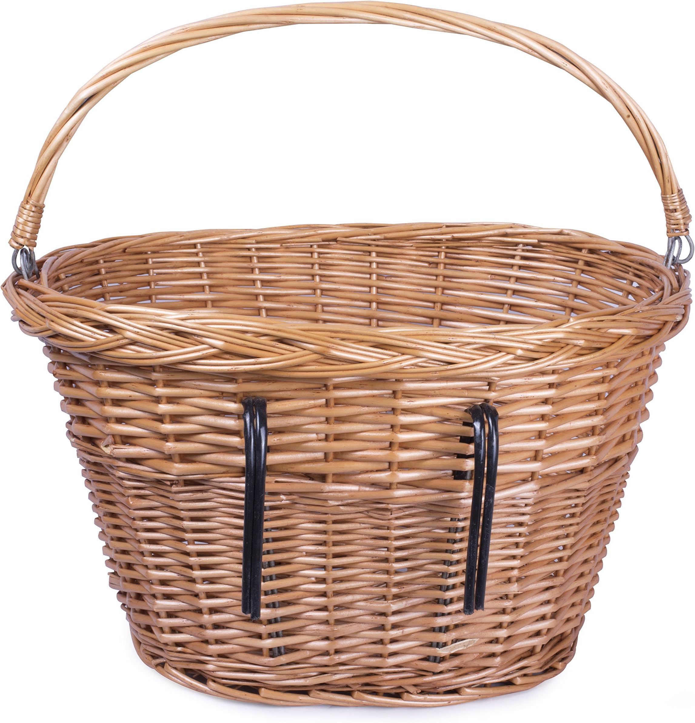 Oval Wicker Bike Bicycle Basket Shopping Basket Cycle Shopping With Handle