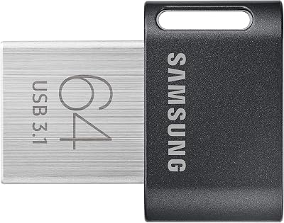 Samsung 64GB USB Flash Drive Gunmetal Gray - 300MB/s Read Speed