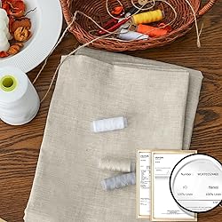 Simple&Opulence 100% Nature Pure Linen Fabric 78