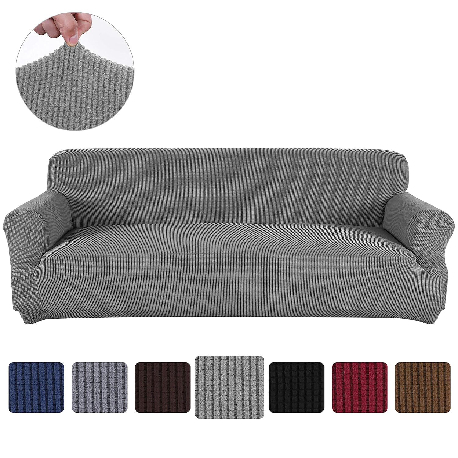 Best stretch sofa cover with back cushion