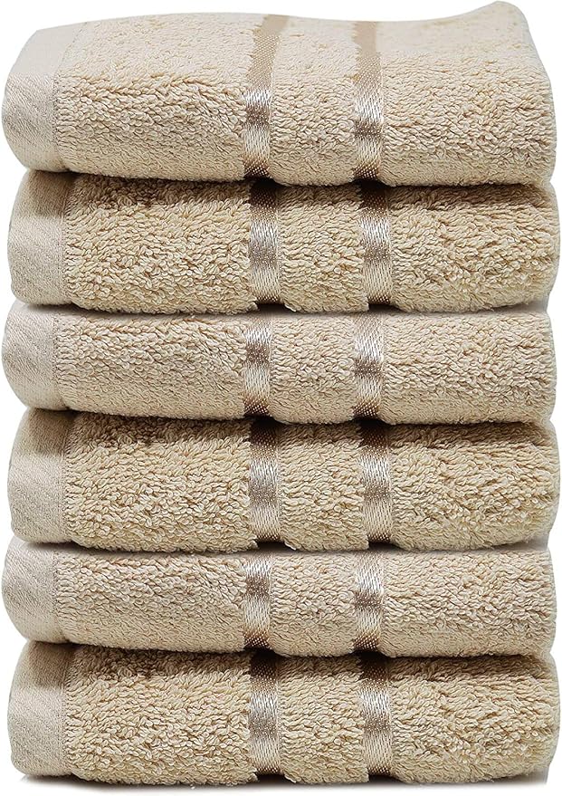 Towelogy® 600GSM Cotton Washcloths Multipack Quick Dry Flannels Face