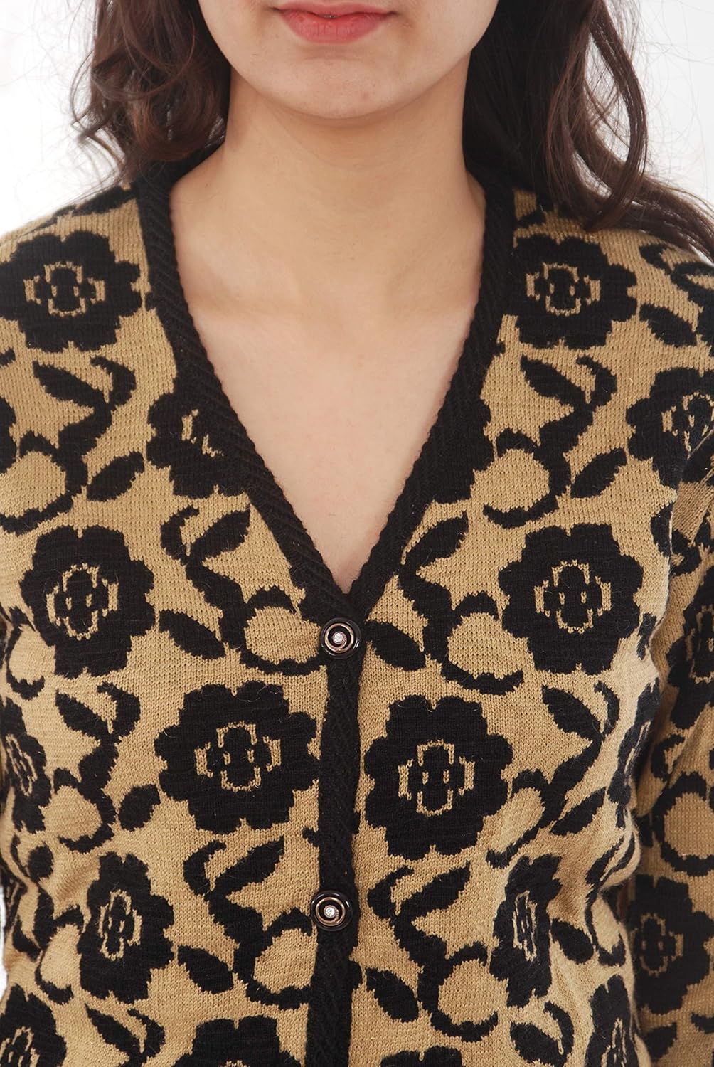 freundin&reg; free size women's woollen punjabi cardigan cs-3 german design