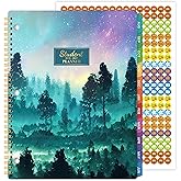 Student Planner 2026-2027, 11&rsquo;&rsquo; x 9&rsquo;&rsquo; Academic Year Planner (August 2026 - June 2027), School Planner 2026-2027, Weekly &amp; Monthly Pages, Stickers, Twin-Wire Binding