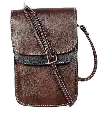 Double Flap Stylish Mobile Pouch Sling Bag for Girls