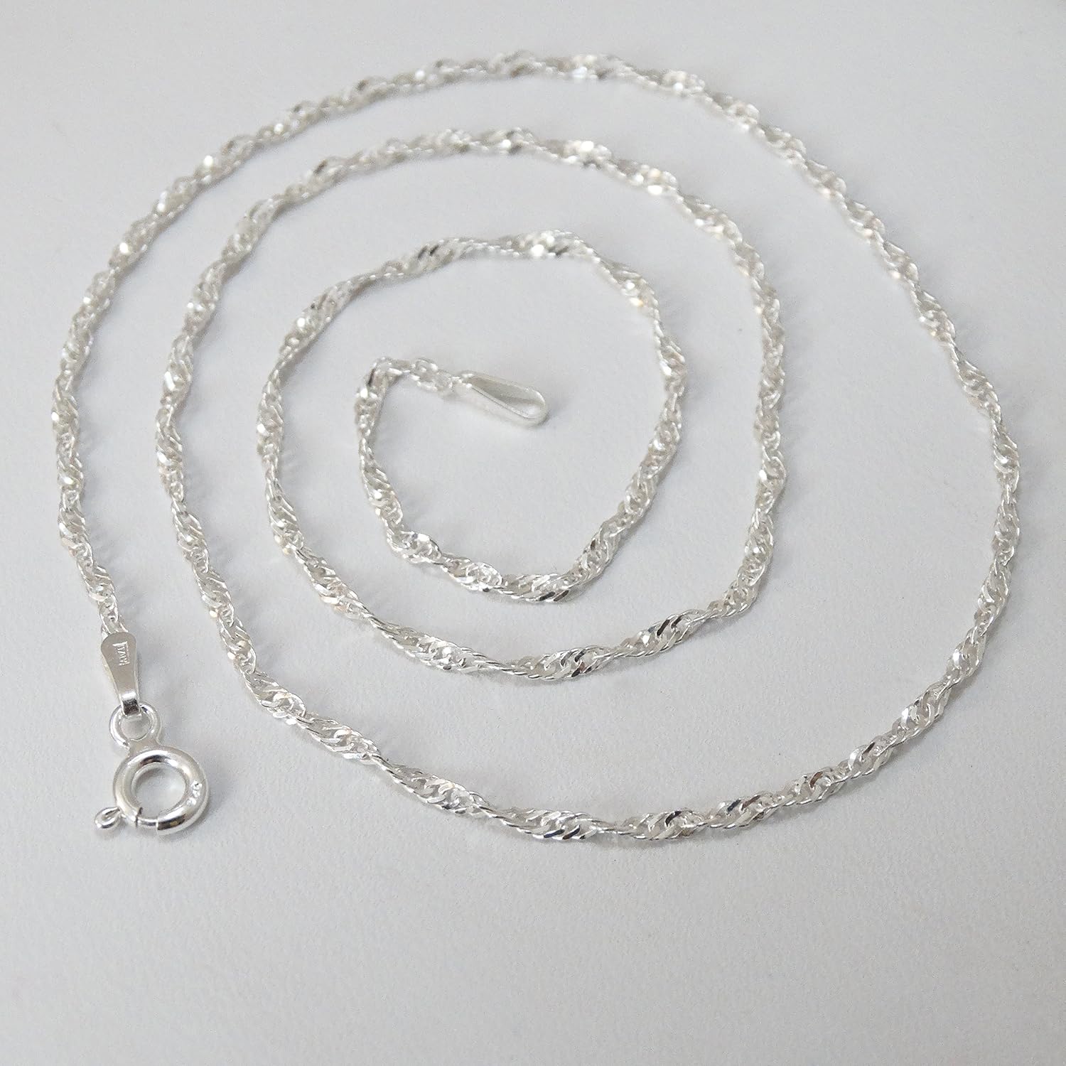 Singapore Chain Necklace Serpentine 