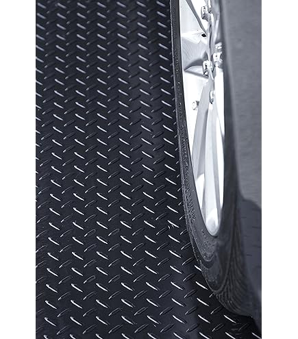 thumbnail image 2 of Cheardia 2-Pack Garage Floor Mats (36 X 29 Inch) - Reusable Rubber Oil Spill Mats For Under Cars 2 of 11