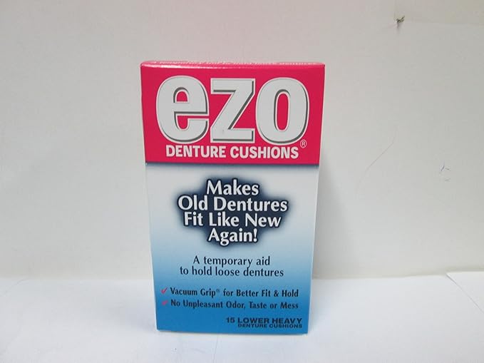 Ezo Denture Cushions Lower Heavy, 15 count (Pack of 3) Amazon.ca