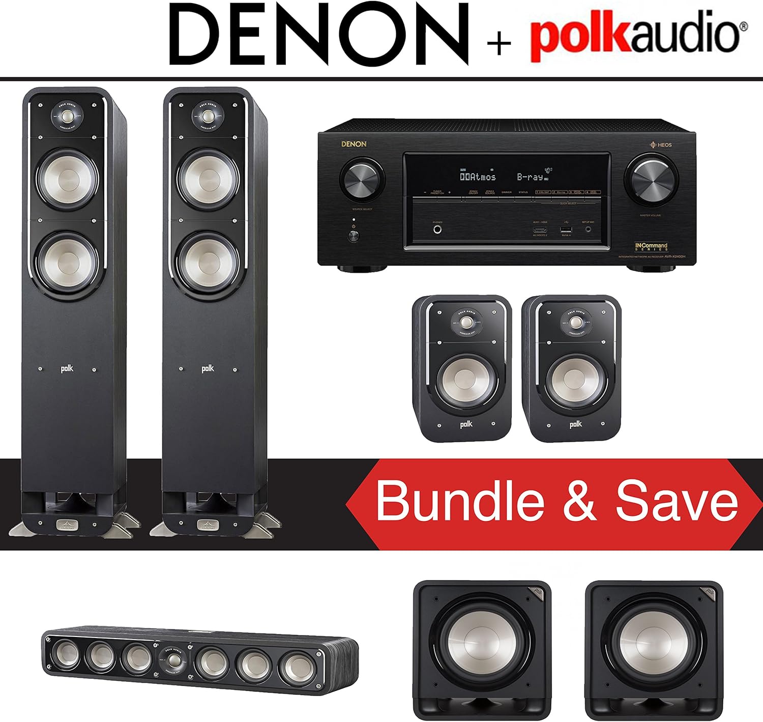 speakers for denon avr x2400h