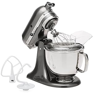 KitchenAid Artisan Series Stand Mixer with Pouring Shield, 5-Qt., Liquid Graphite